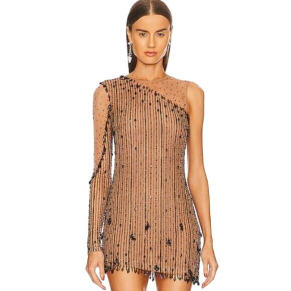 sage mini dress faithfull Chantell Sage Mini Dress - US 0